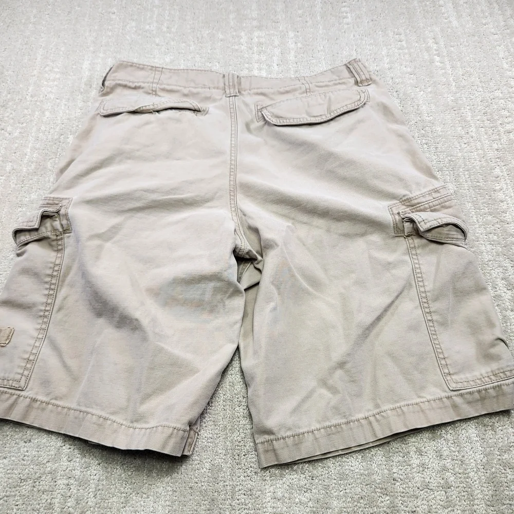 Vintage Paratrooper Style Shorts Men 32 Heavy Cotton Twill Old Navy‎ Military